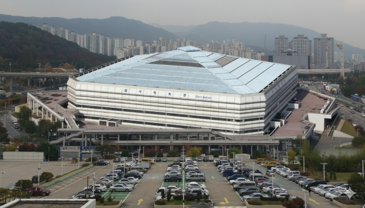 부산 사직실내체육관 전경