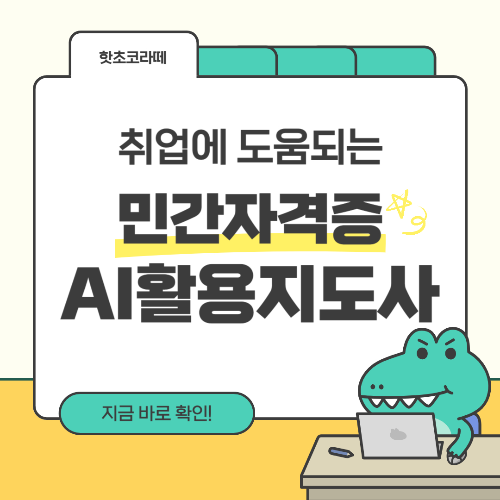 민간자격증 AI활용지도사