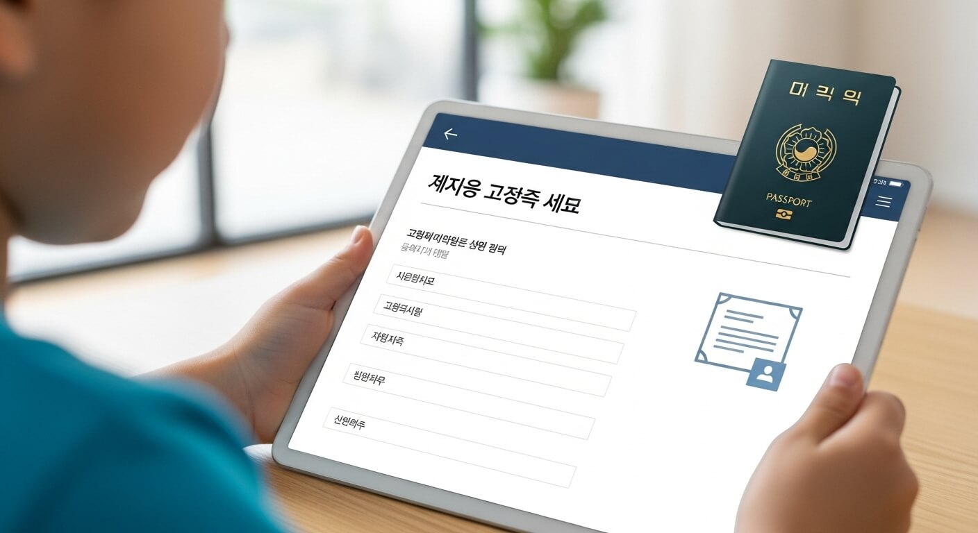 출입국사실증명서 인터넷 발급