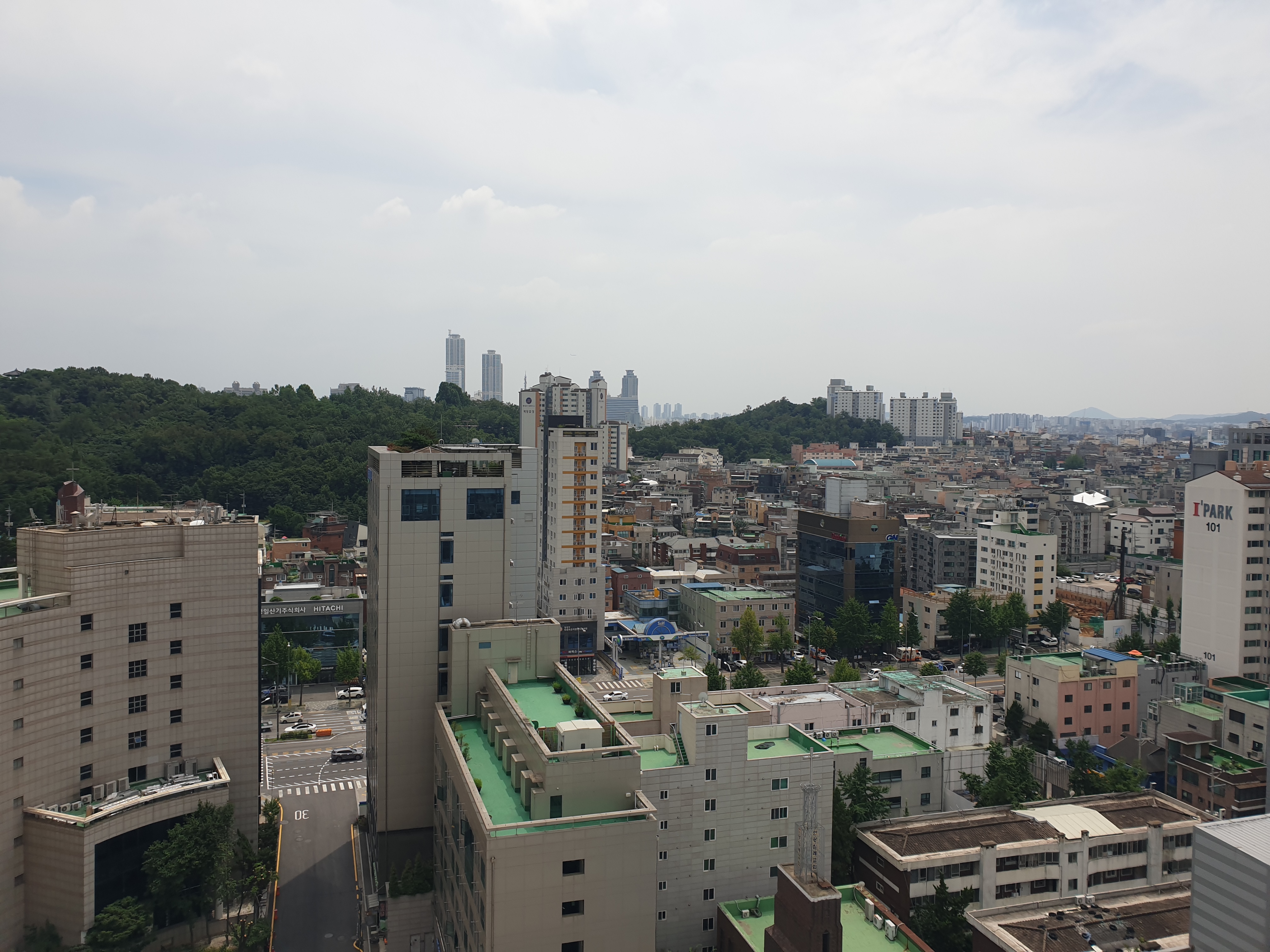 한강G트리타워 옥상에서 내려다 본 사진1