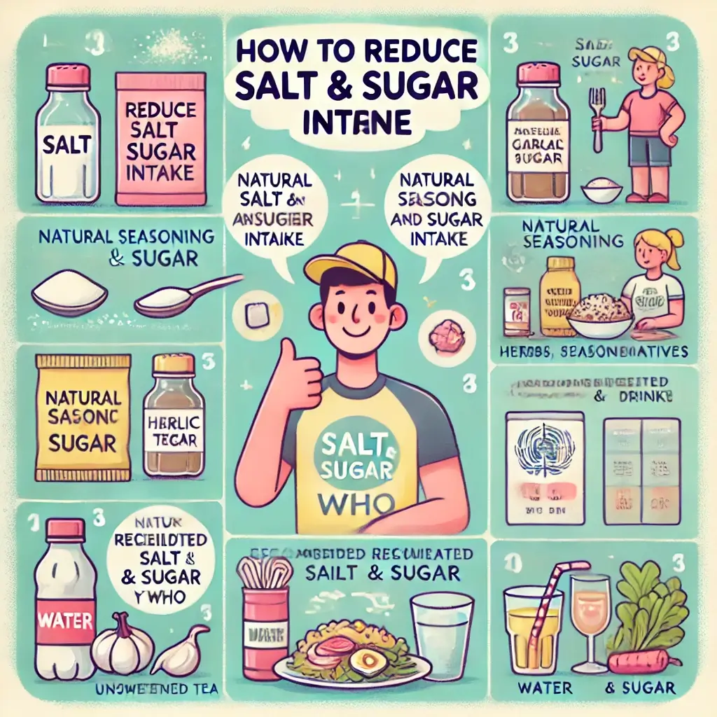소금과 설탕 섭취를 줄이는 실전 가이드