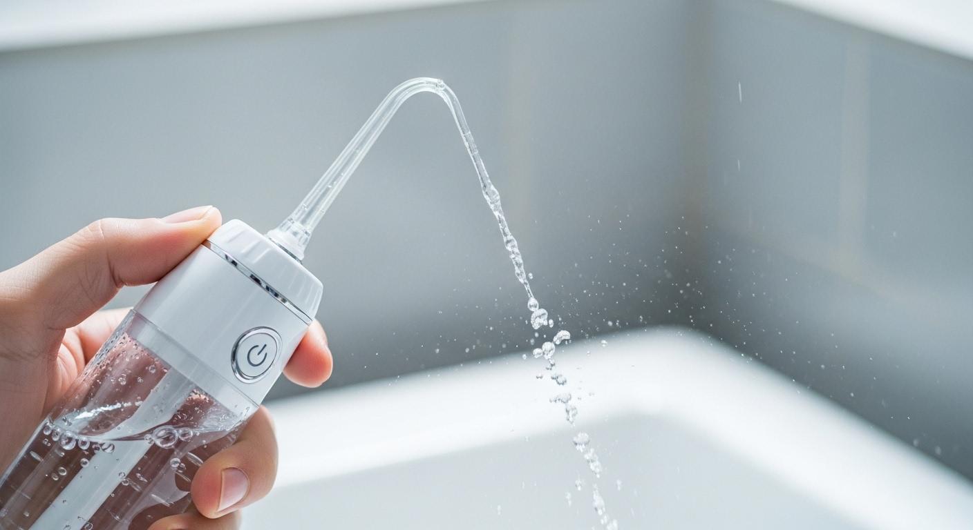 약한 수압 충전식 구강세정기 문제 해결