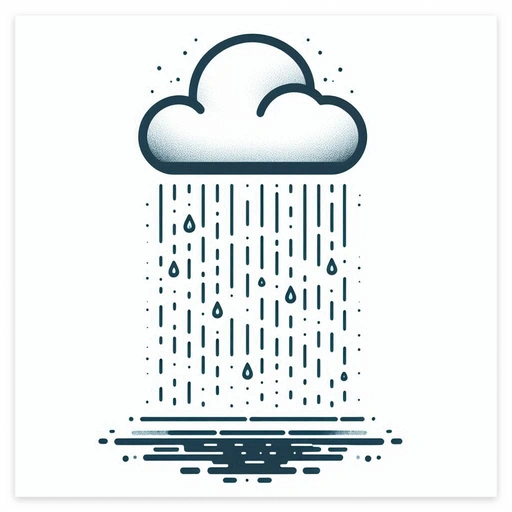 비 내리는 꿈 로또번호 및 꿈해몽