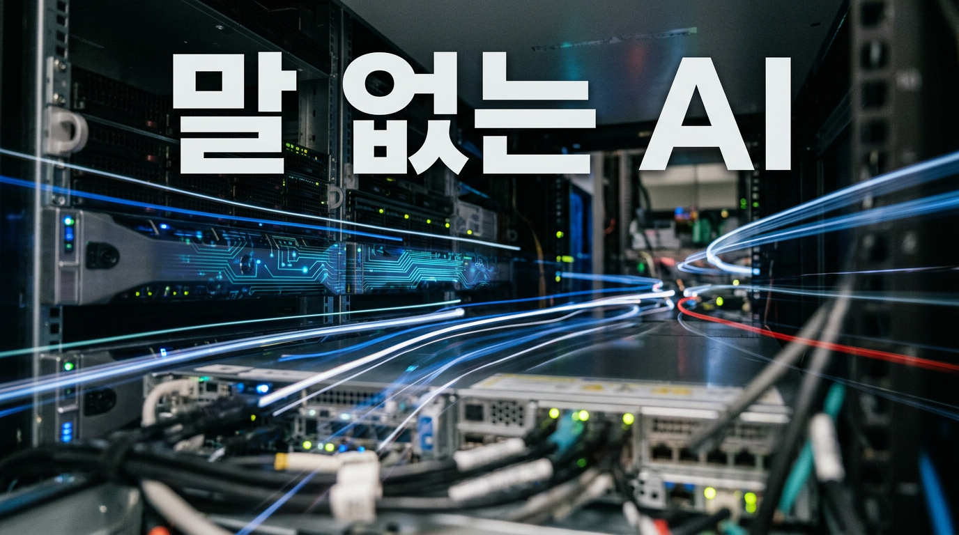 말없이 판단만 내리는 AI 모델을 상징하는 사진