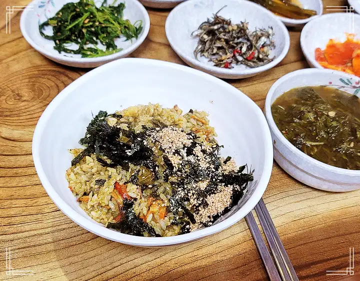 울릉도 깃대봉 가게 따개비밥 홍합밥 허영호와 함께하는 명산 도전기 따개비 칼국수 맛집 추천