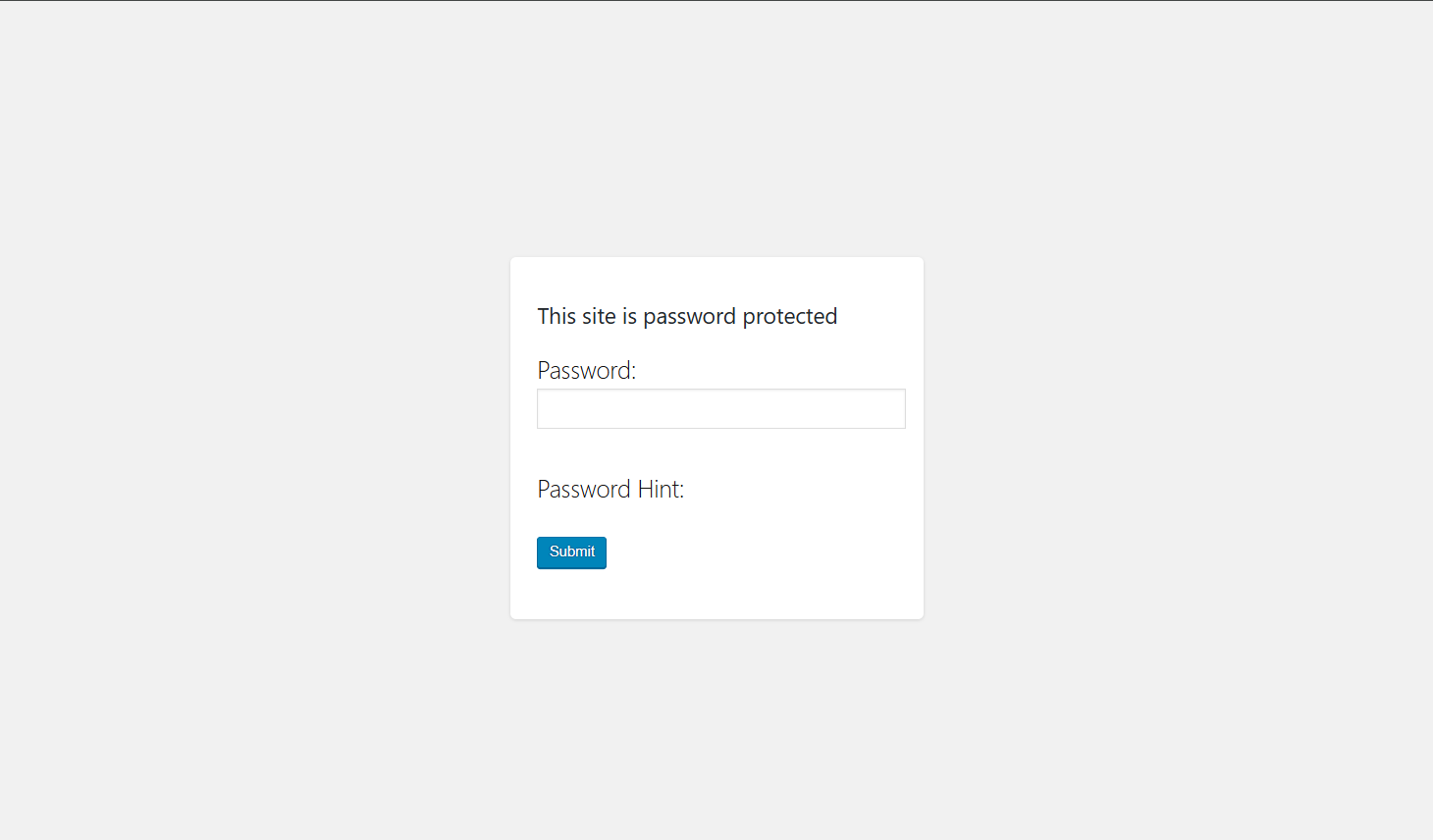 워드프레스 사이트를 비밀번호로 보호하는 Hide My Website 플러그인
