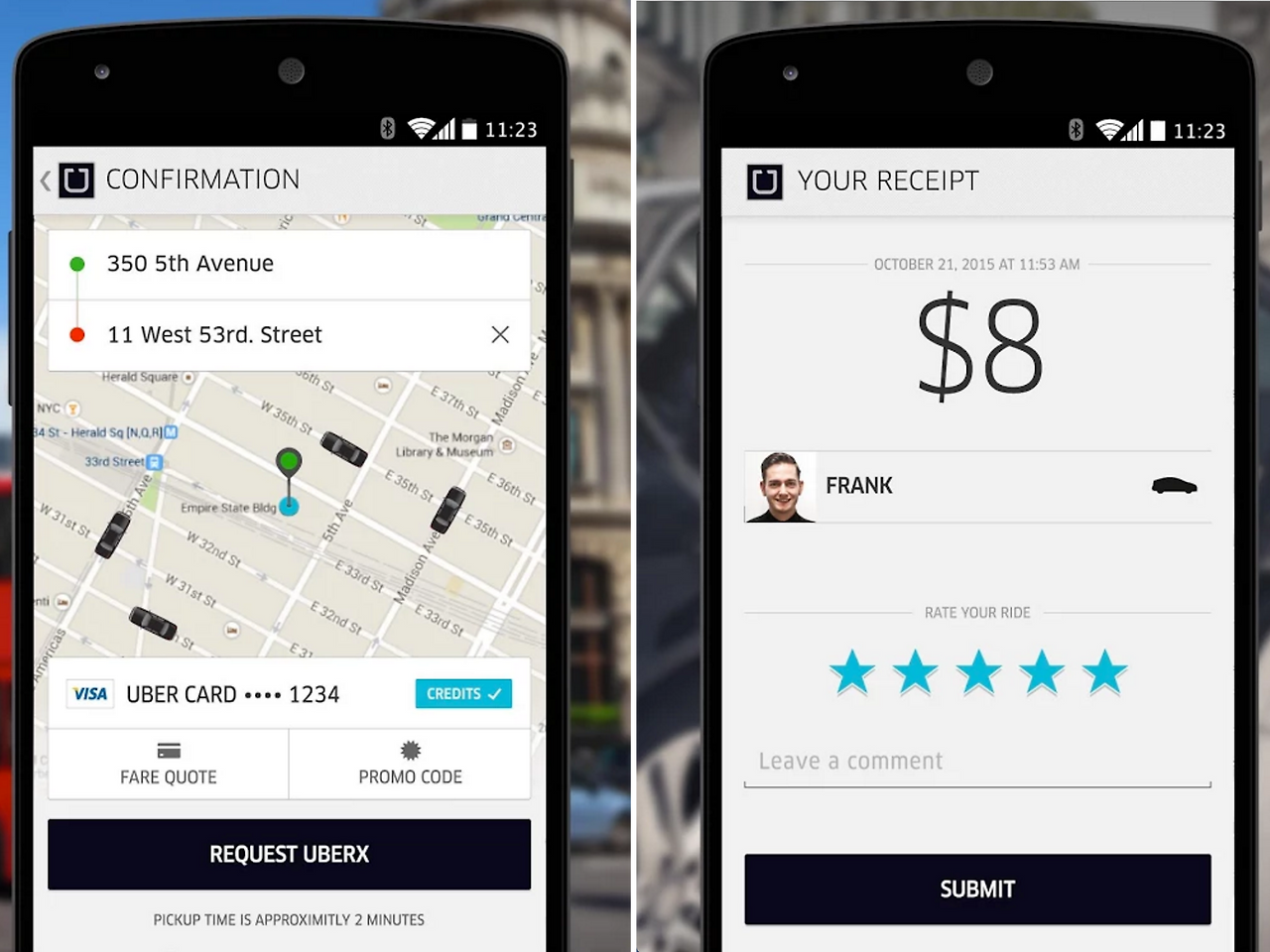 미국 여행 우버 VS 한인택시