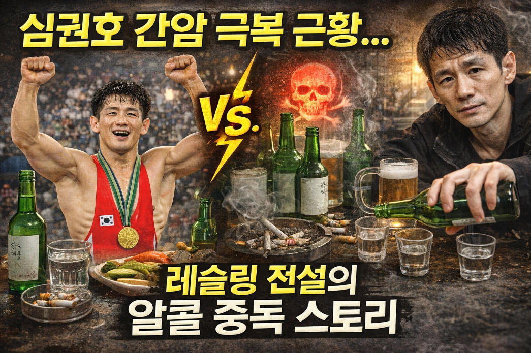 레슬링의 전설 심권호, 간암&middot;알코올 중독 극복한 진짜 이야기