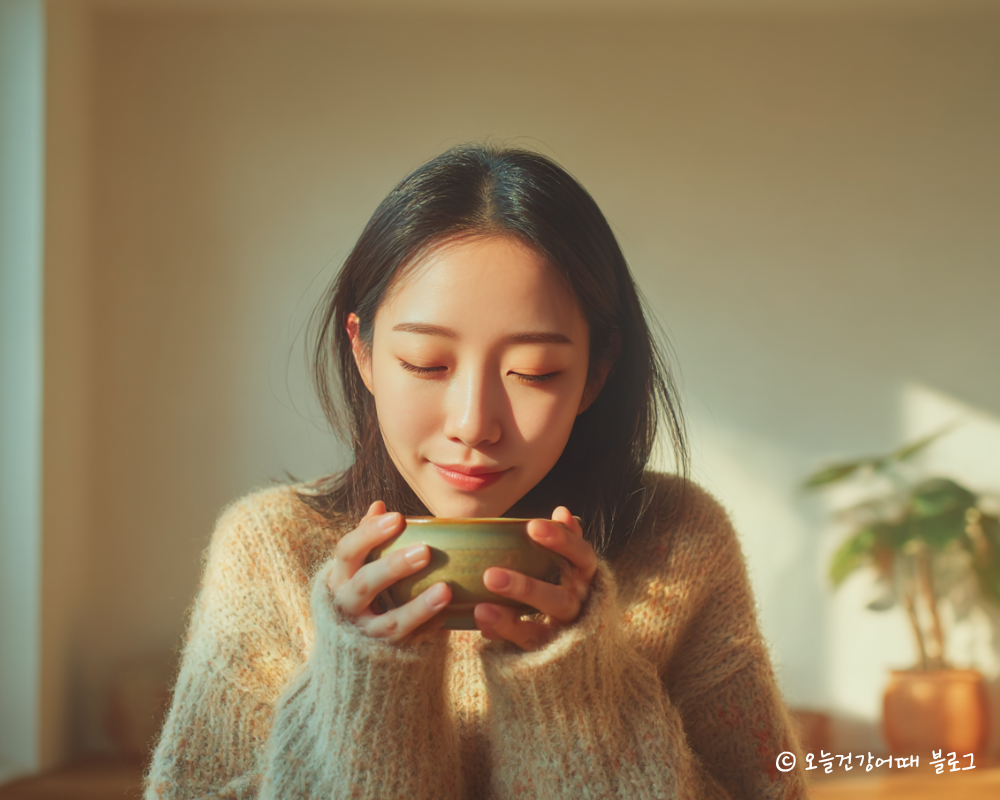 겨울감기예방법 점막관리 따뜻한물 충분한휴식 장건강 면역력 감기예방 호흡기건강 면역세포