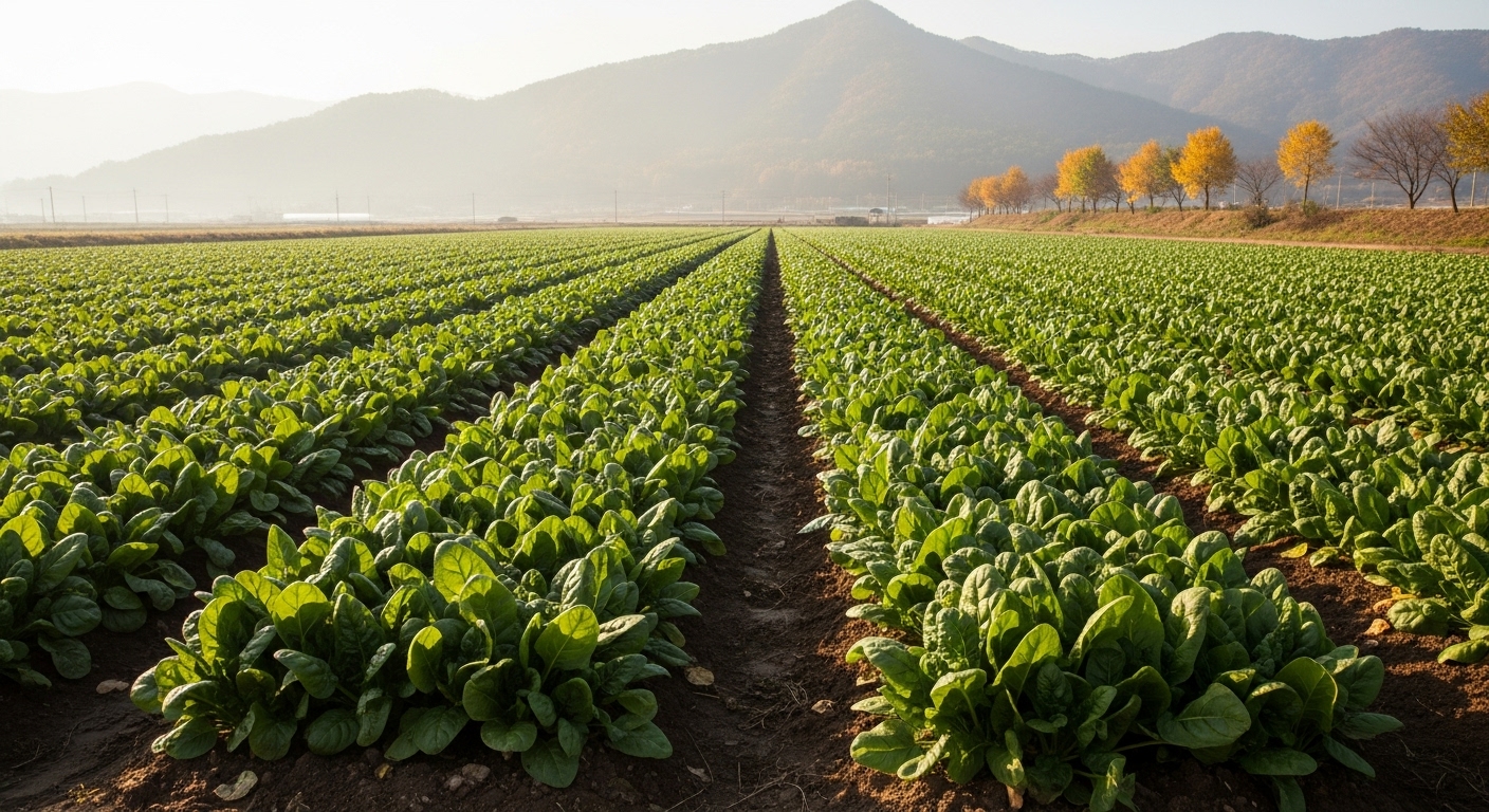 10월 제철음식 시금치