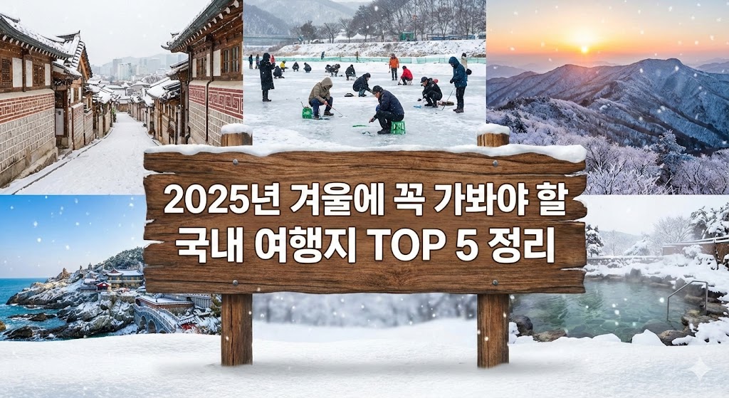 2025년 겨울에 꼭 가봐야 할 국내