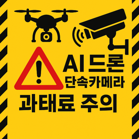 내비게이션에 안 뜨는 AI 드론 단속카메라