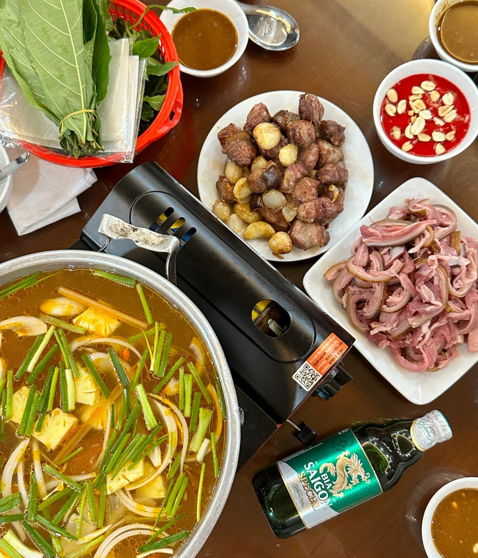 닌빈 염소고기 메뉴