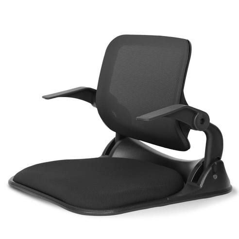 좌식의자 고르는법 소재 메쉬 패브릭 비교