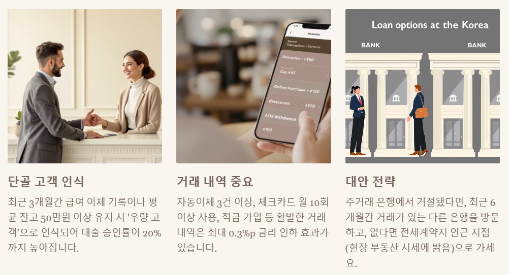 주거래 은행부터 공략하기