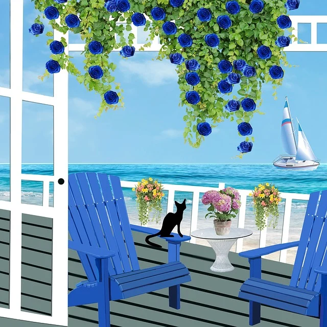 베란다를 빈티지 카페 스타일로 꾸미기