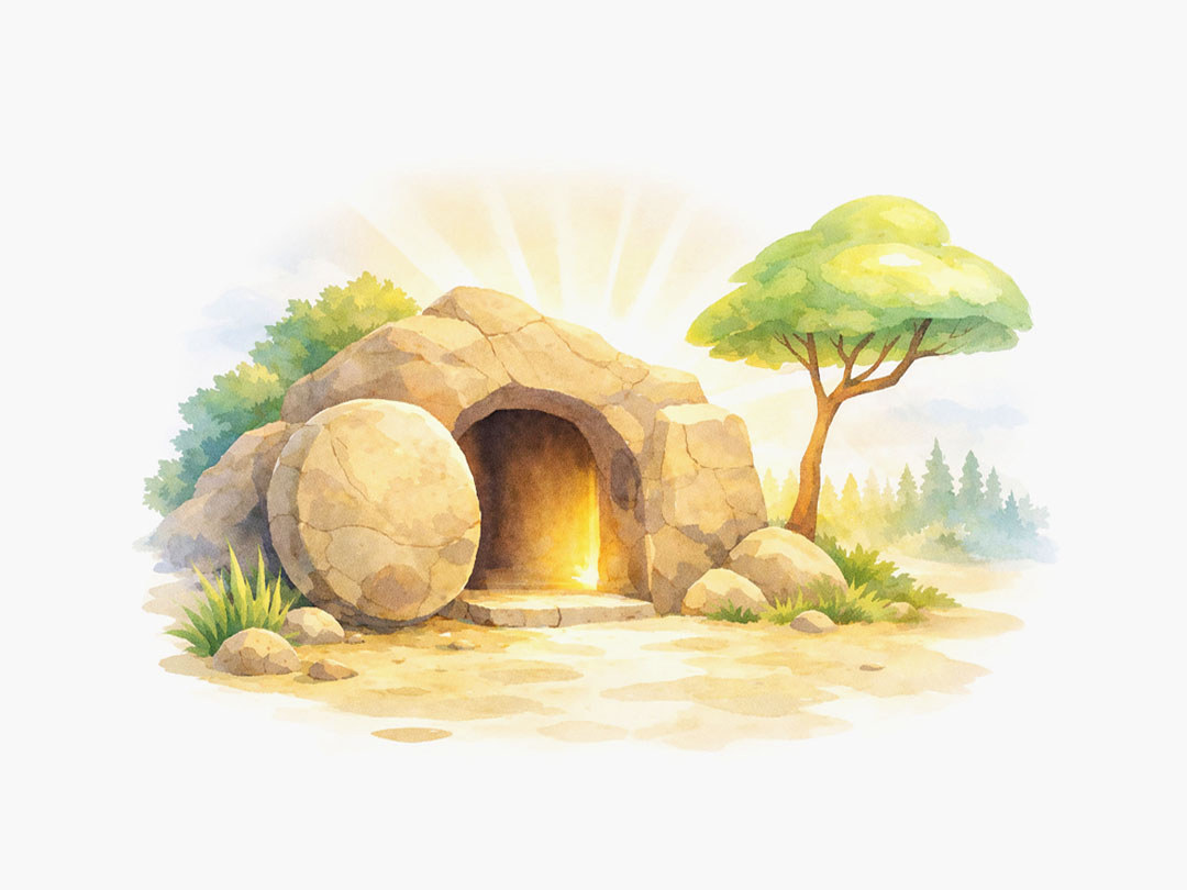 2025년 12월 27일 말씀 카드 성경구절 이미지 ❘ 그제야 무덤에 먼저 다다른 다른 제자도 들어갔다. 그리고 보고 믿었다. (요한 20,8)