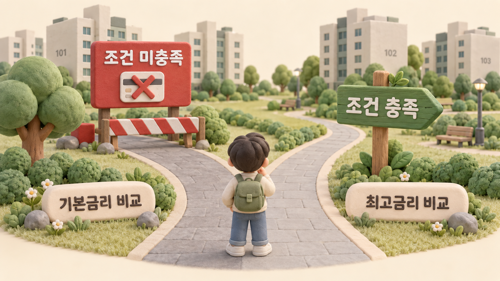 우대조건 판단 갈림길