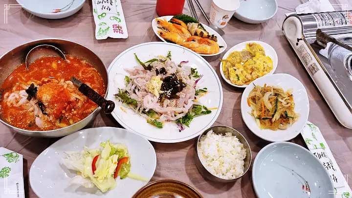 물가자미 요리 한상 물가자미회 물가자미찌개 물가자미구이 영덕 맛집