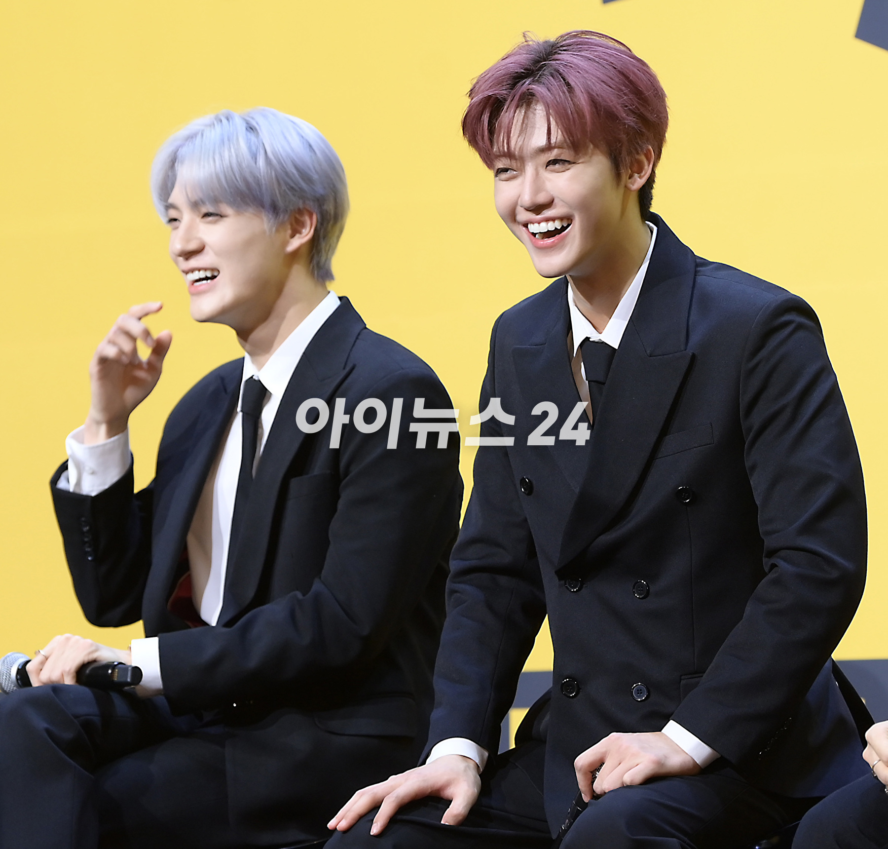 그룹 엔시티 드림(NCT DREAM)이 17일 오후 서울 송파구 잠실 롯데호텔에서 열린 정규 3집 아이에스티제이(ISTJ) 기자회견에 참석하고 있다. [사진=정소희 기자]