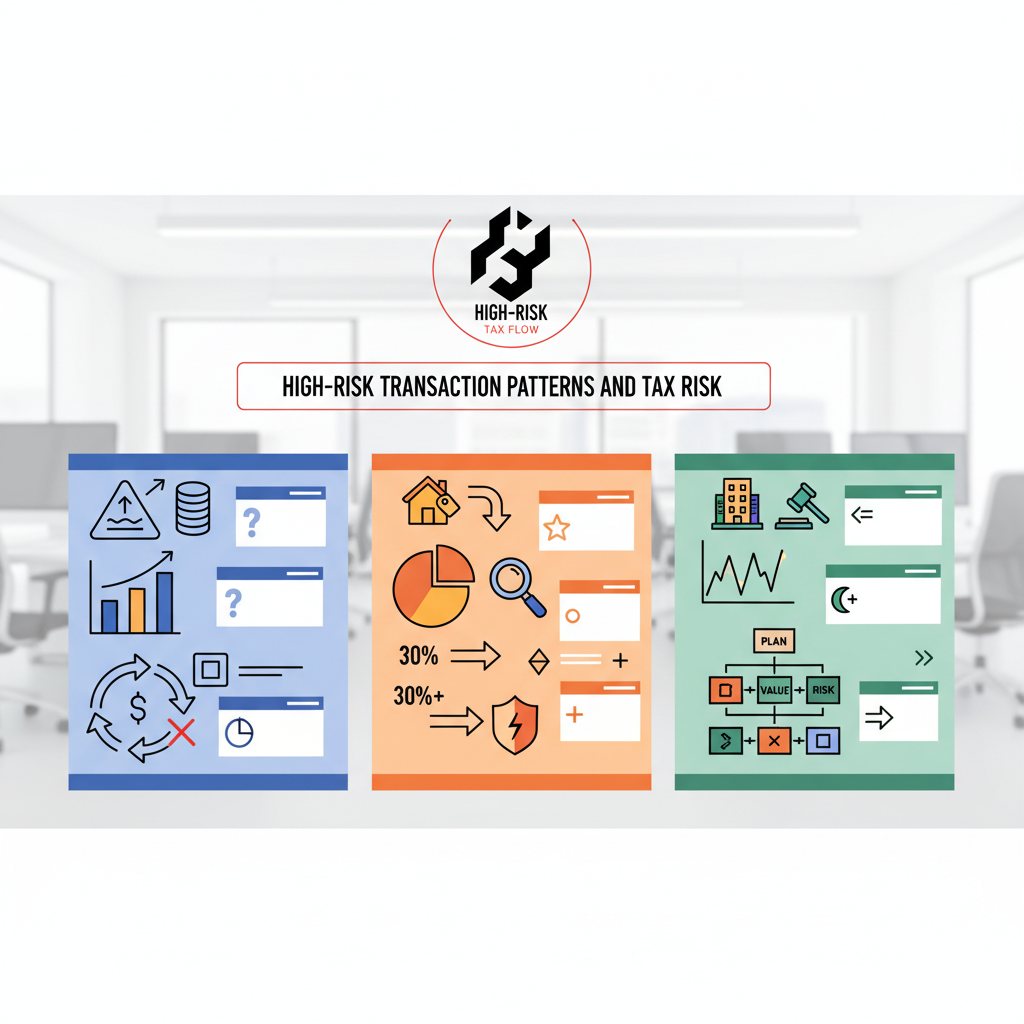 고위험 거래 패턴 3가지와 세금 리스크