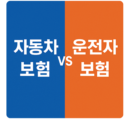 운전자보험 vs 자동차보험의 차이점