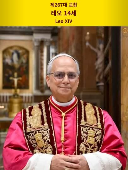 새 교황으로 선출된 레오 14세