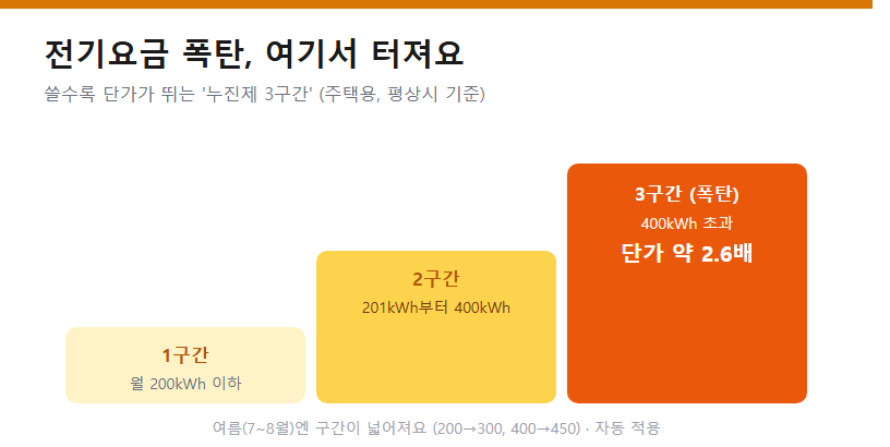 전기요금 폭탄, 여기서 터져요