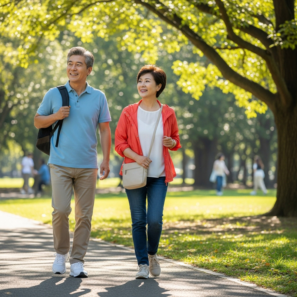활기찬 시니어의 모습