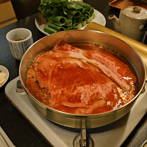 익고 있는 고기