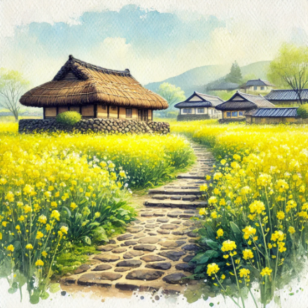 제주 유채꽃 명소 성읍민속마을 3