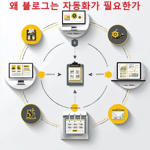 GPT 블로그 자동화 루틴의 흐름도