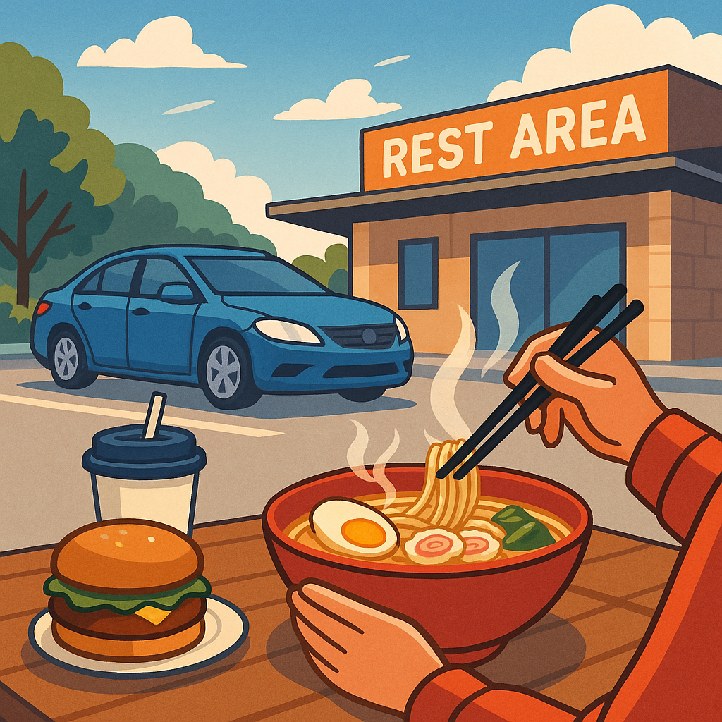 고속도로 휴게소 맛집 투어: 자동차 여행의 별미 즐기기