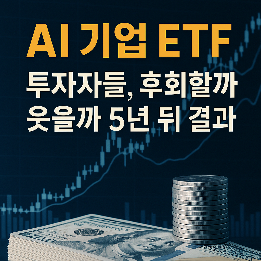 AI 기업 ETF 투자자들, 후회할까 웃을까 5년 뒤 결과
