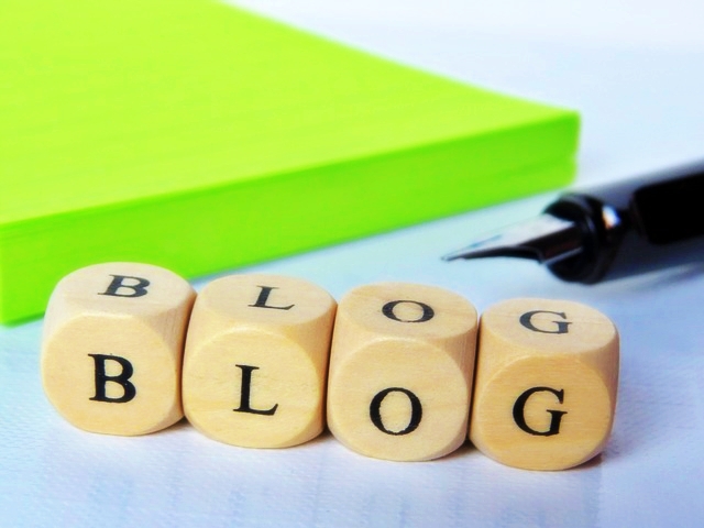 blog 글자가 있는 사진