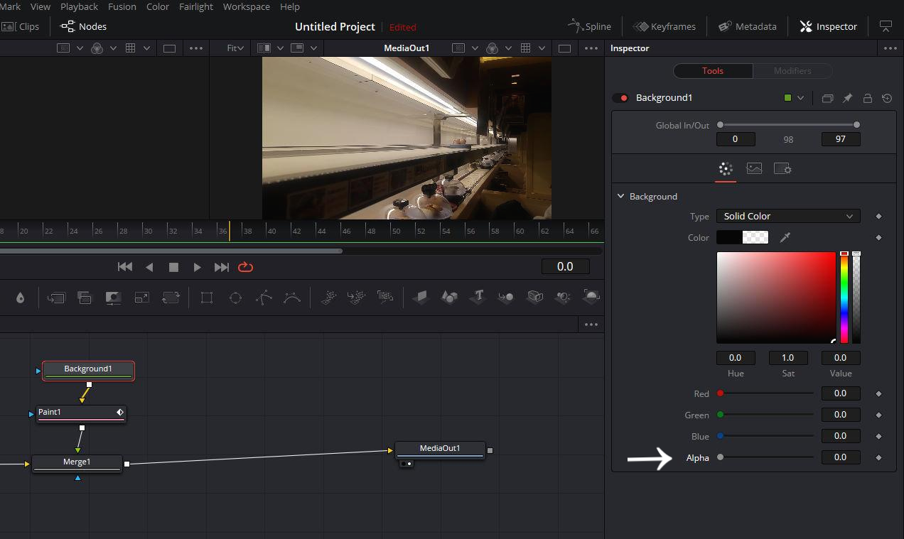 백그라운드 노드 설정
