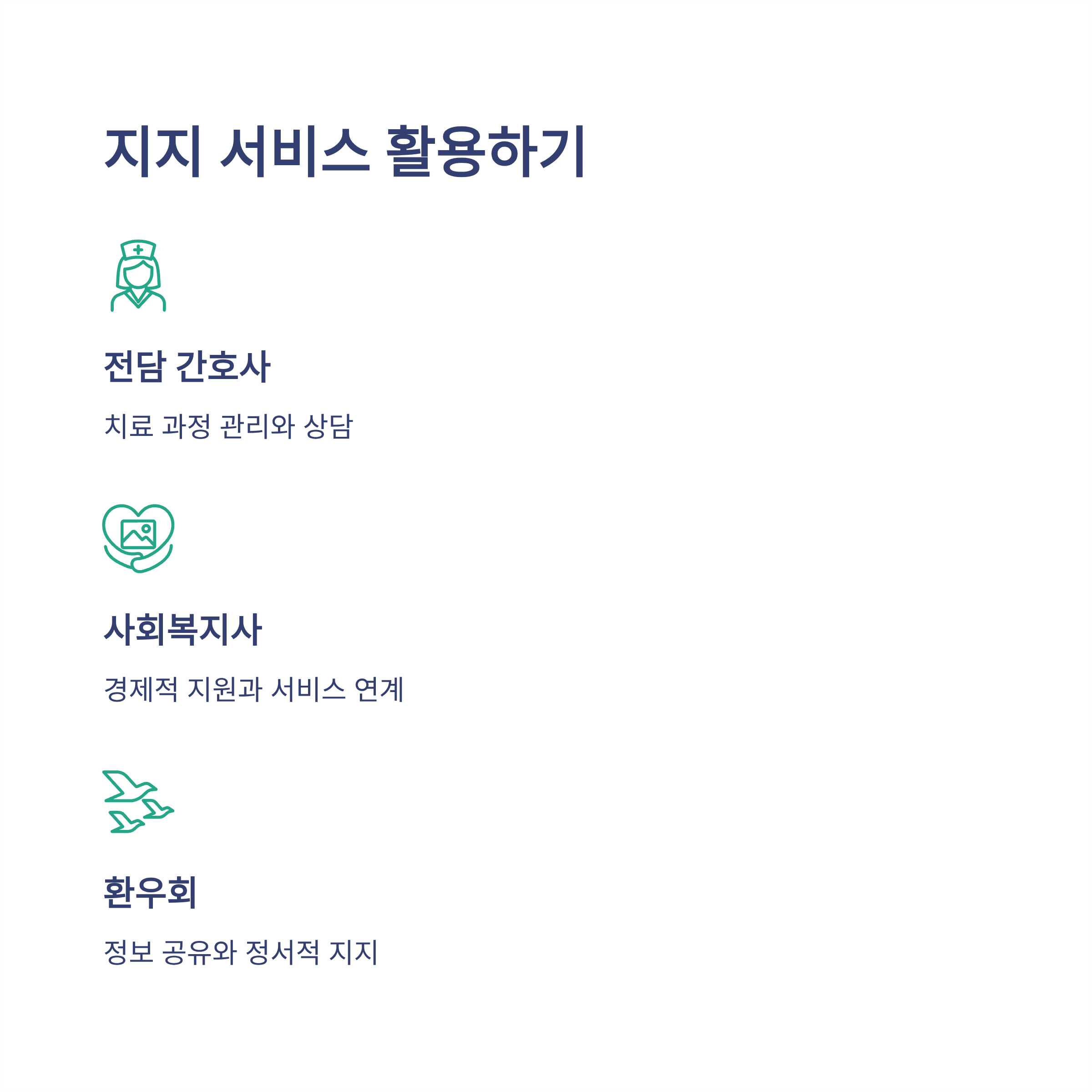 전이암 치료 지지 서비스 활용