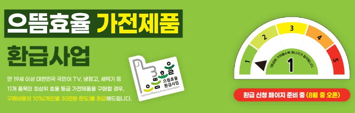 가전제품 환급사업포스터