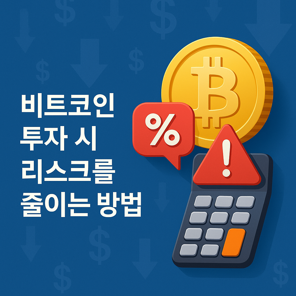 비트코인 투자 시 리스크를 줄이는 방법