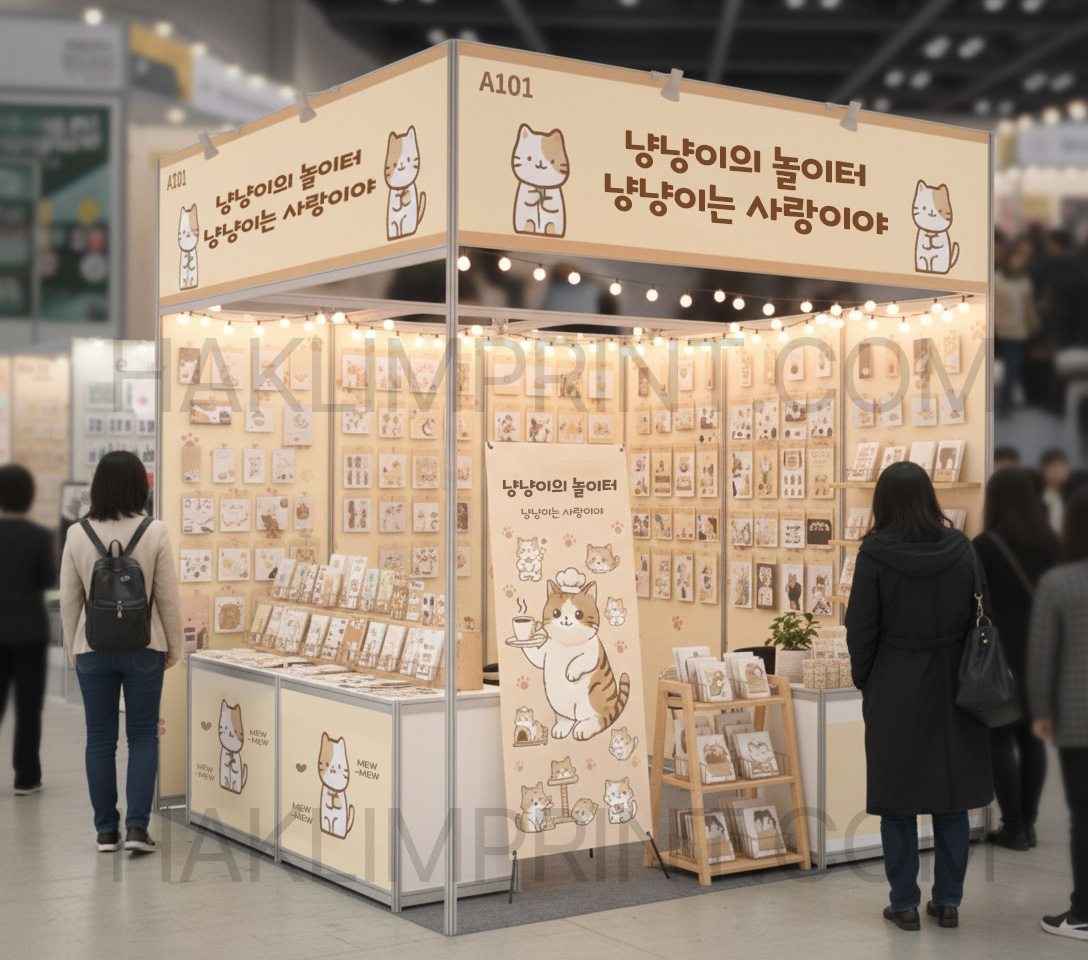 코엑스 행사 빠른인쇄 학림프린트