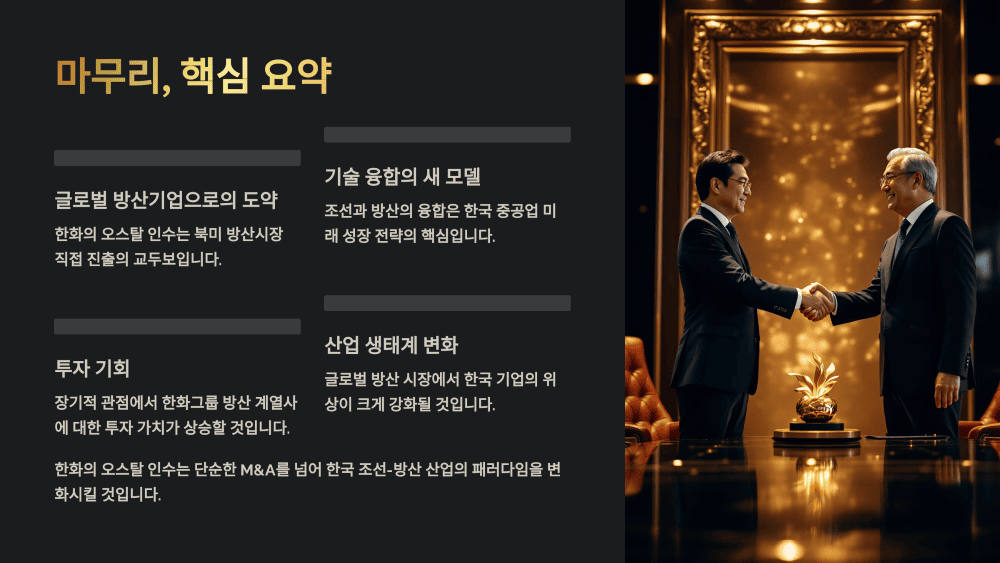 마무리, 핵심 요약