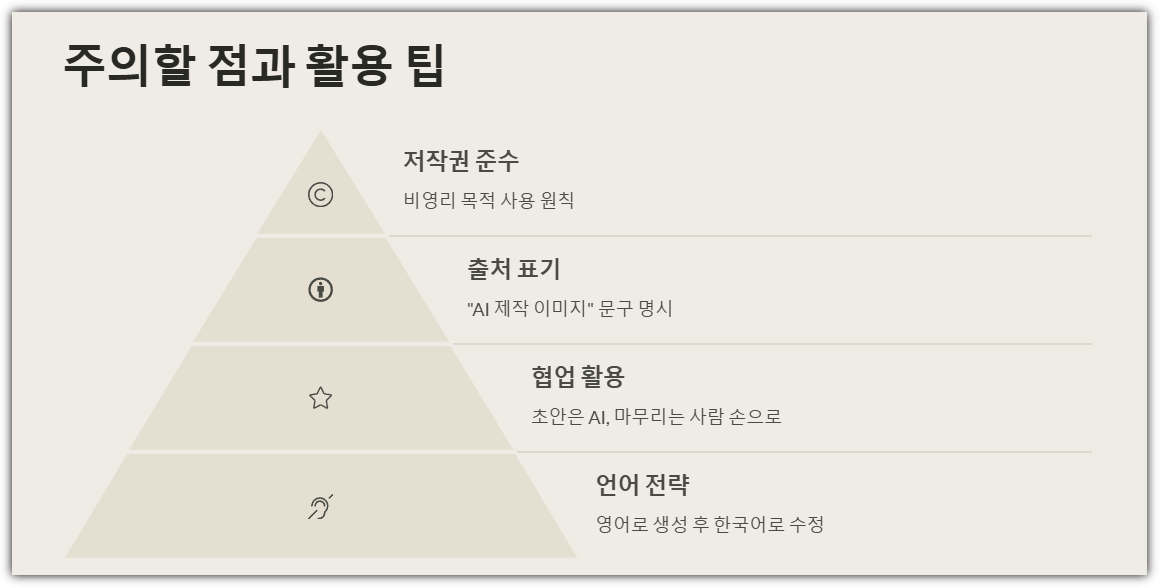 주의할 점과 활용 팁