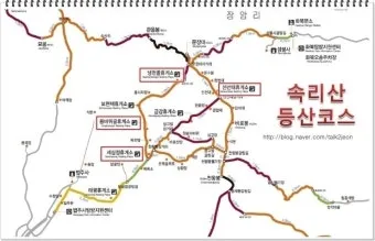속리산 등산코스와 등산지도 정보_25