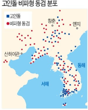 비파형동검의 분포와 출토지