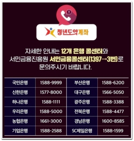 청년 도약계좌 가입 조건 신청기간방법