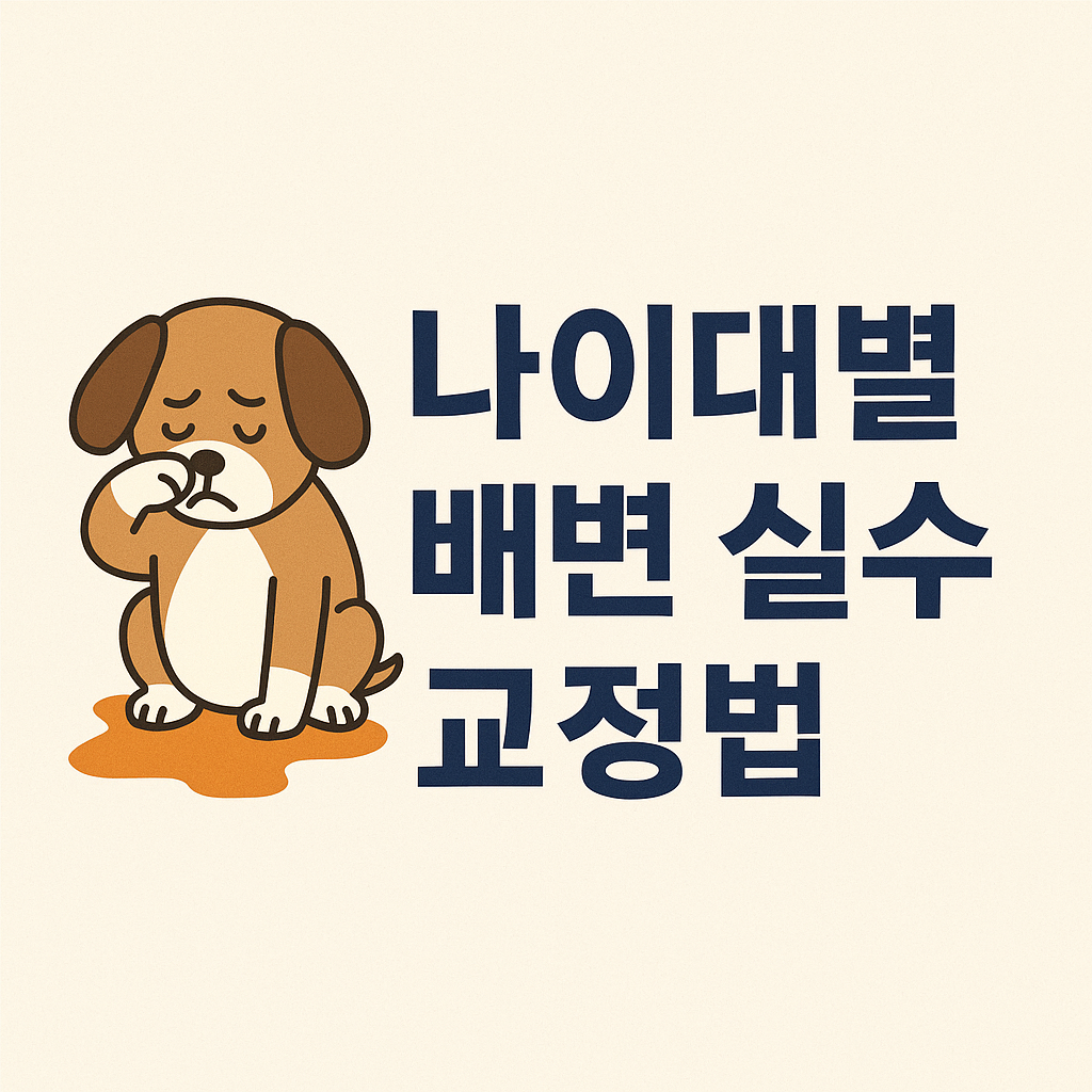 강아지 배변 실수 교정법 (1)