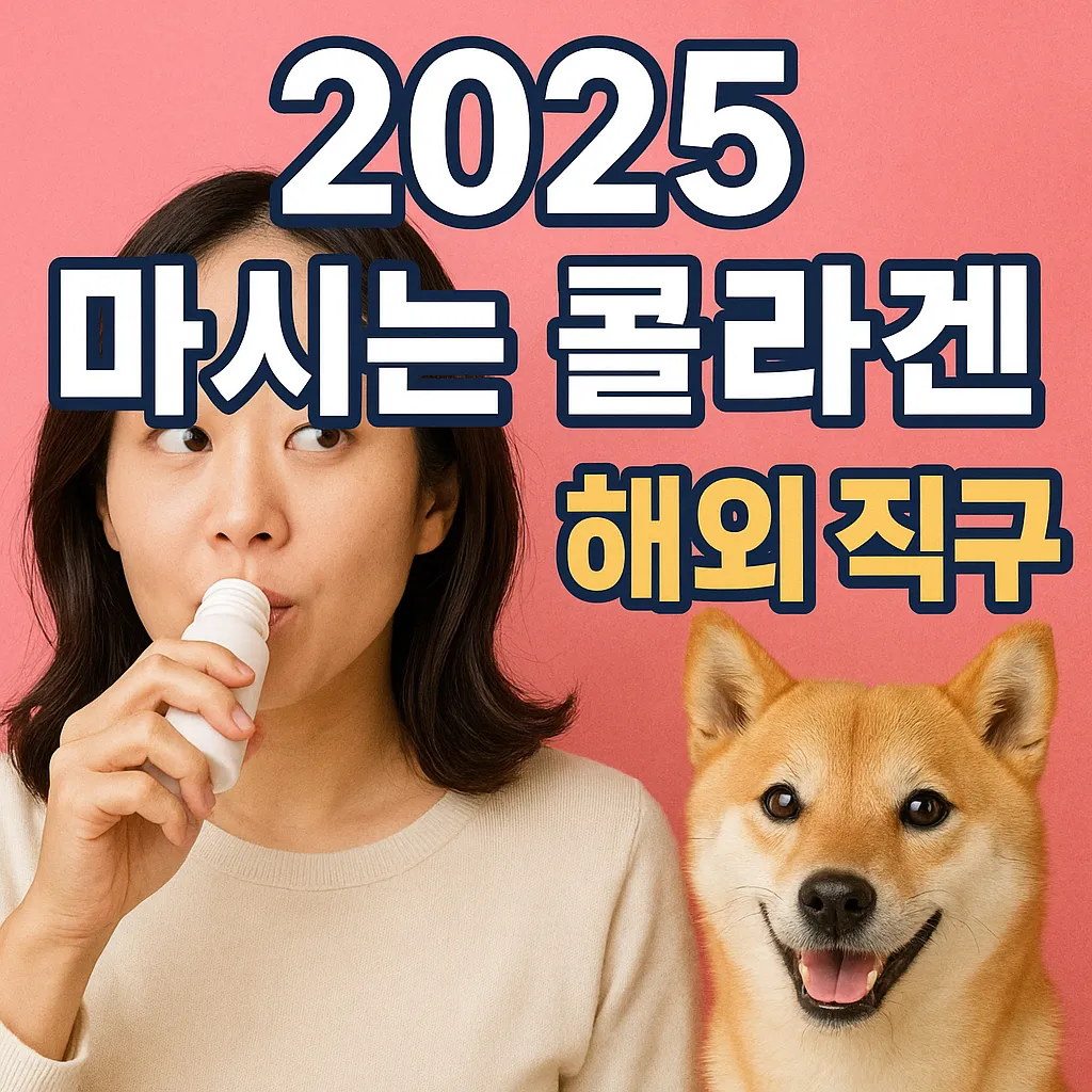 2025 마시는 콜라겐 해외 직구 꿀팁과 추천 제품 3가지 총정리