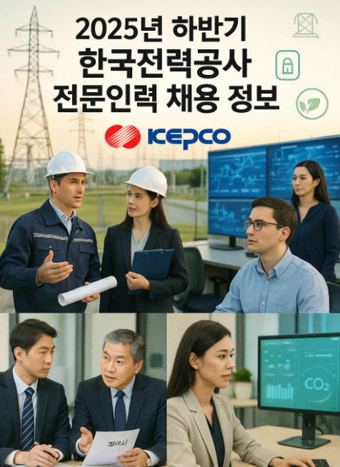 2025년 하반기 한국전력공사 채용 정보