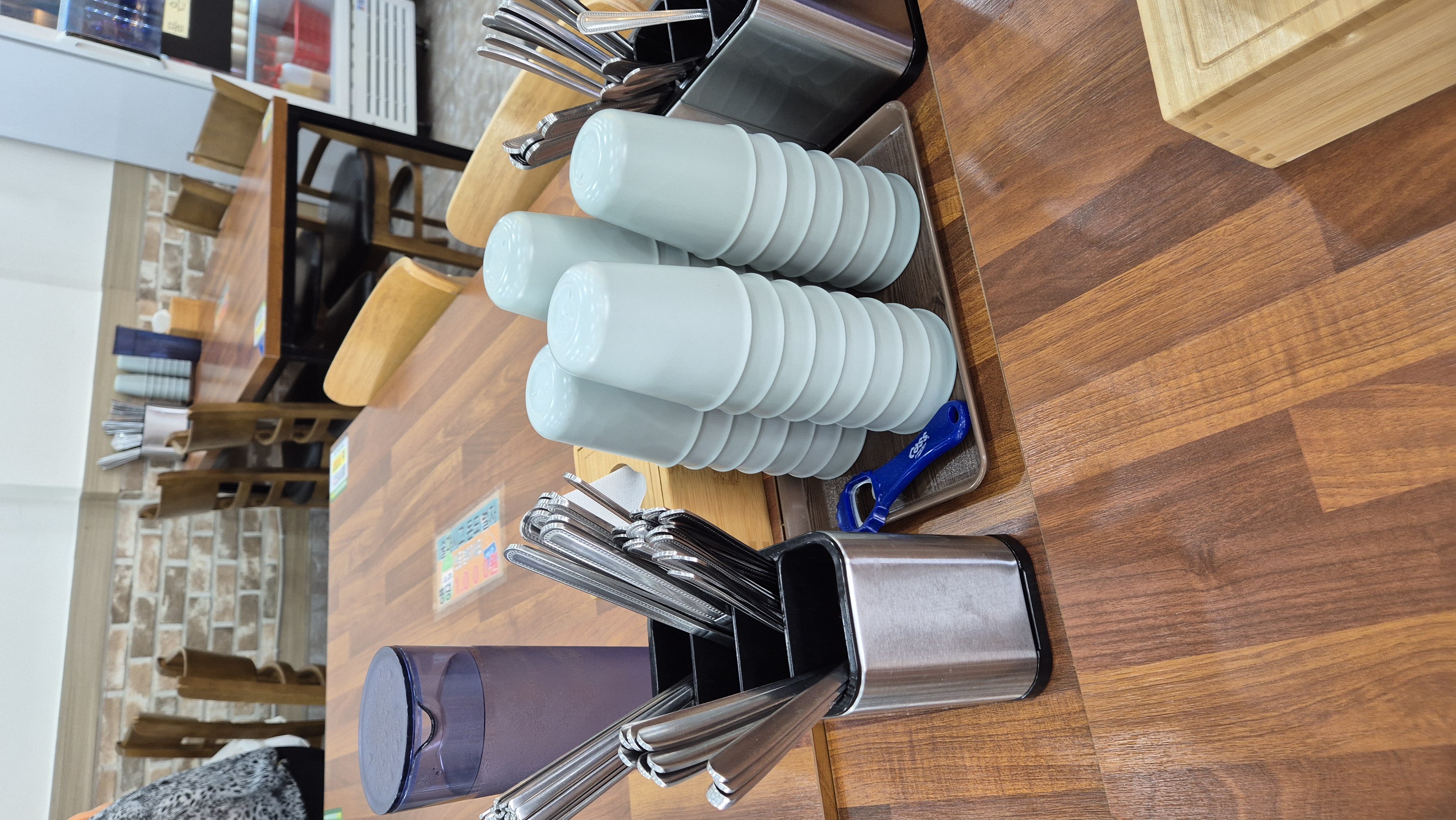 대전 무한리필 일오삼 수제돈까스 4인테이블세팅