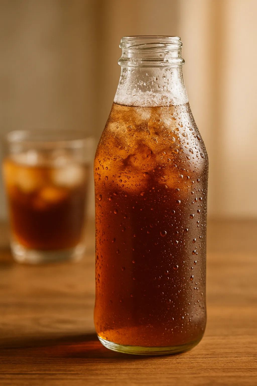 차가운-유리병-겉면에-응결된-물방울이-선명하게-보이고,-투명한-유리-질감이-액체의-차가움을-직접적으로-전달하여-유리병의-음료가-더-시원하게-느껴지는-이유를-시각적으로-표현한-이미지